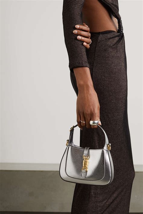 gucci jackie mini silver|Gucci jackie small shoulder bag.